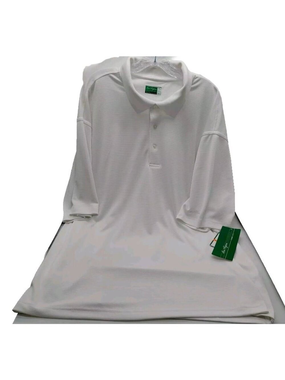 Ben Hogan White Polyester Polo Shirt Golf Collection Size 3XL Read